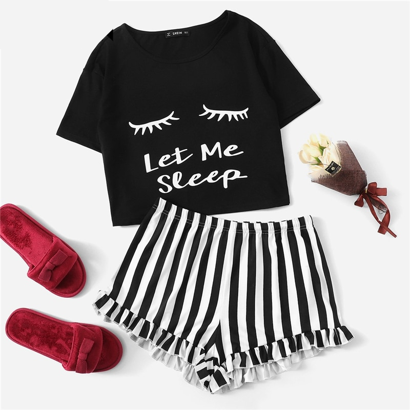 Cute Pajamas Sleepwear Set