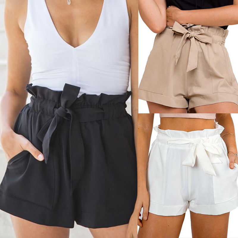 Ladies Shorts High Waist Short