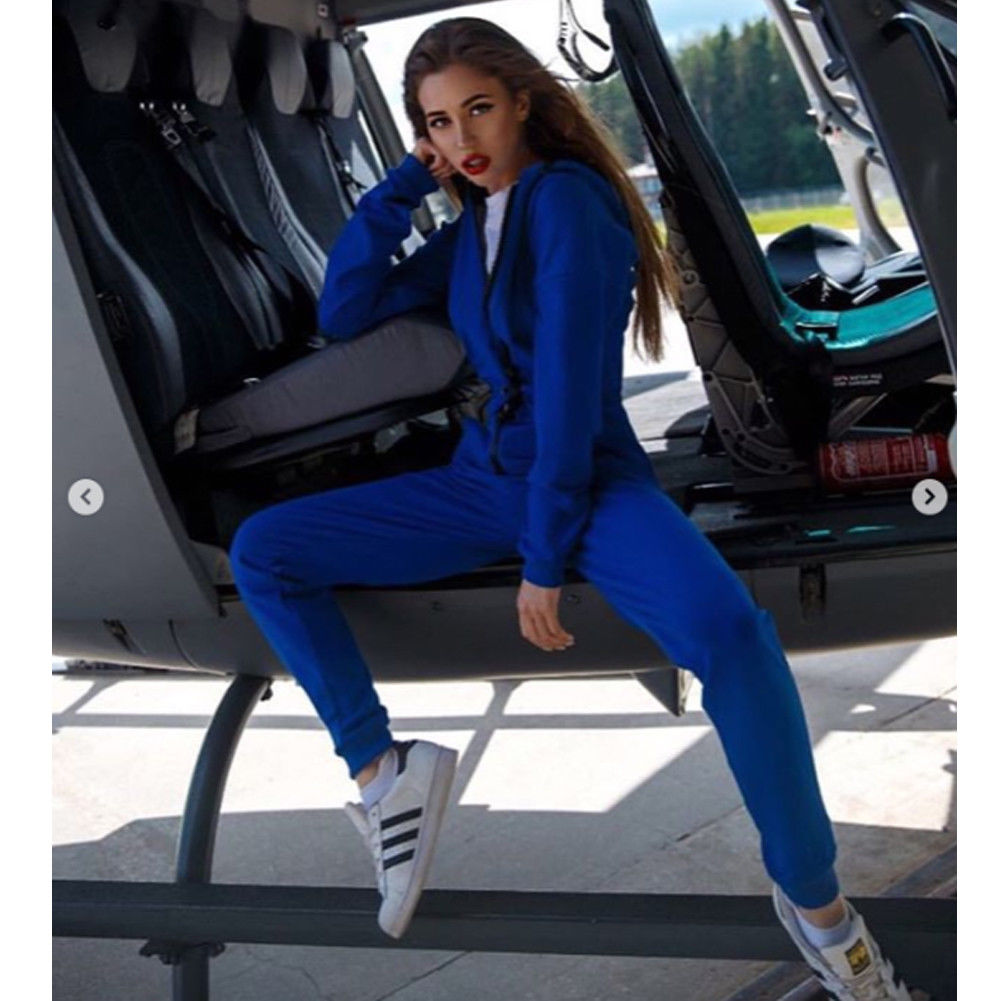 Long Sleeve Jumpsuit Hoodie