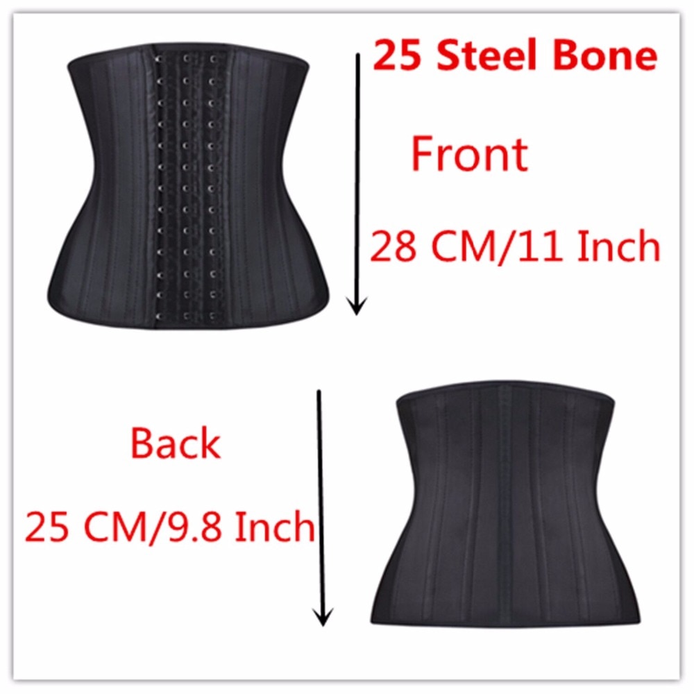 Latex Waist Trainer 25 Steel Bones