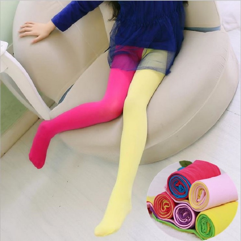 Kids Tights Candy Colored Stockings