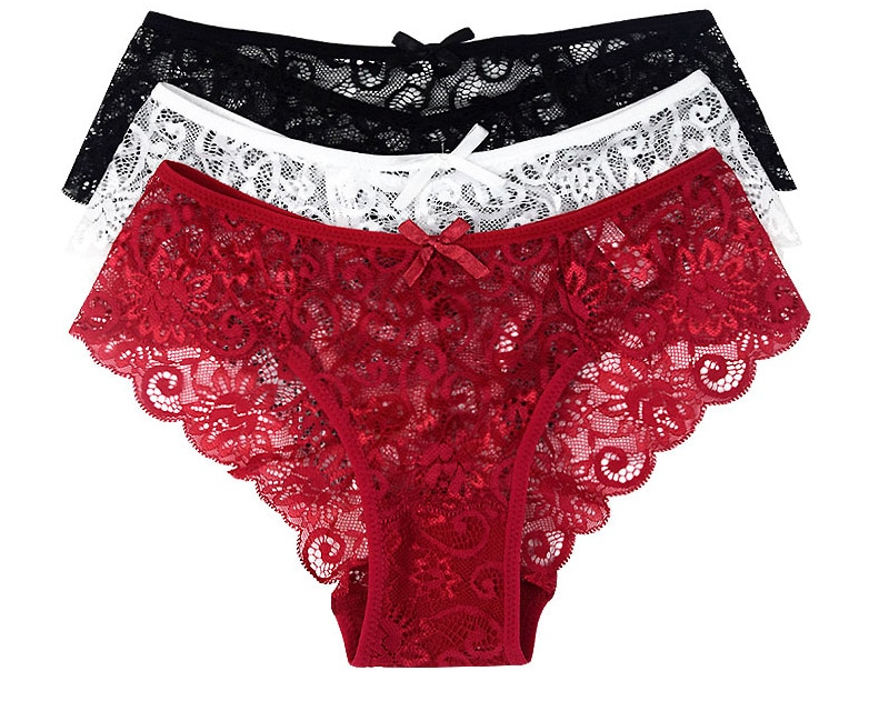 Lace Panty Ladies Underwear (Set of 3)