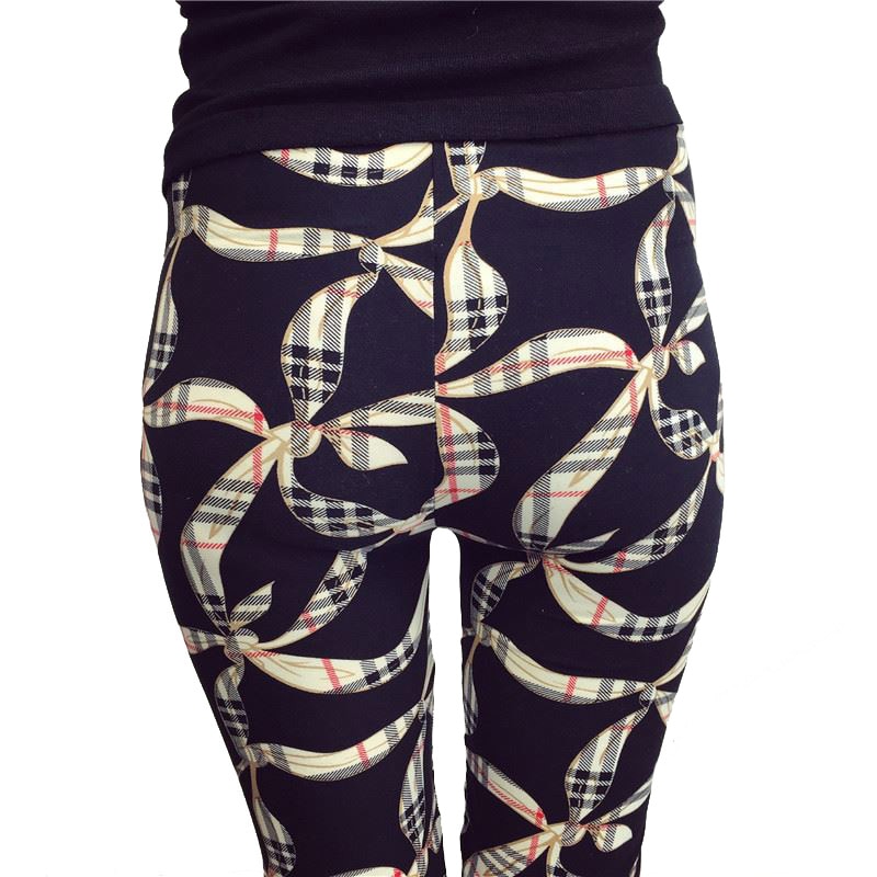 Printed Leggings High-Waisted Pants