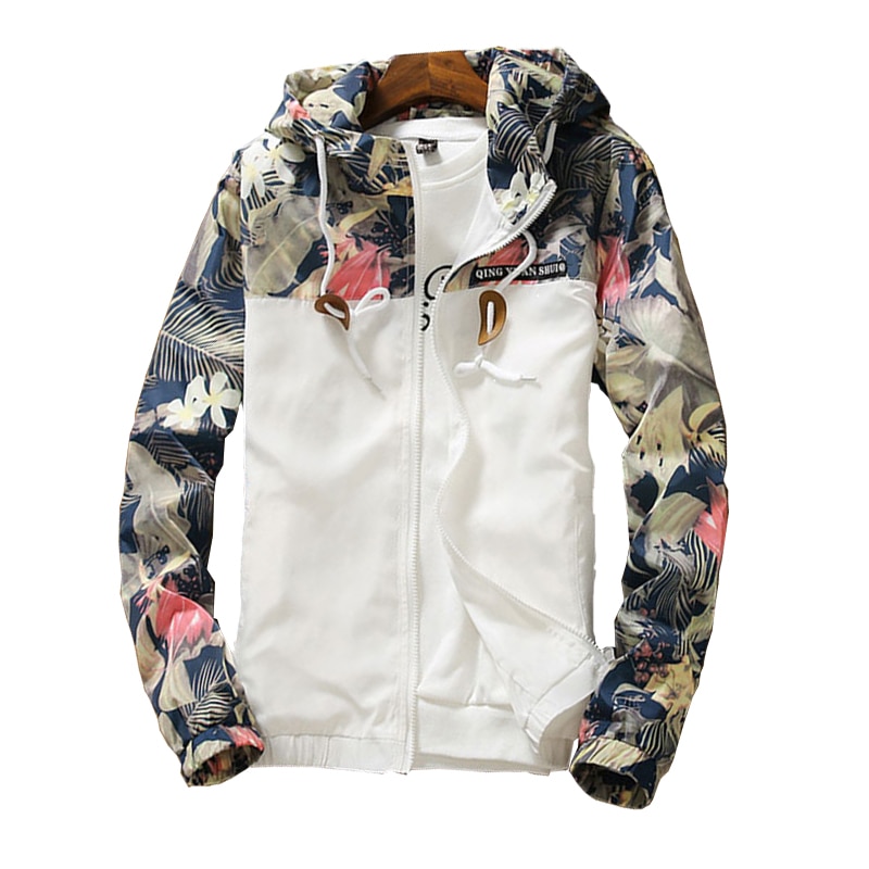 Floral Jacket Womens Hoodie