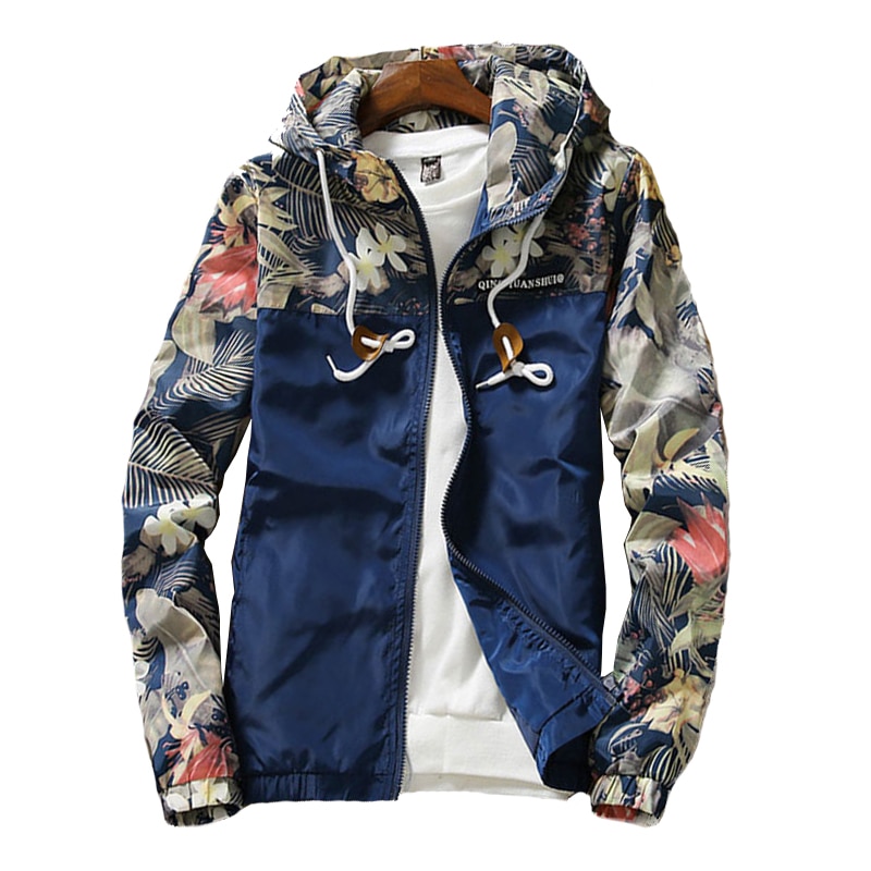 Floral Jacket Womens Hoodie