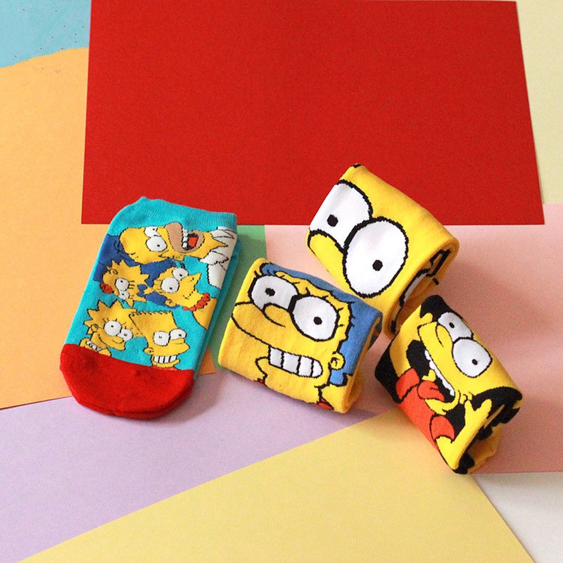 Cute Socks Simpsons Design