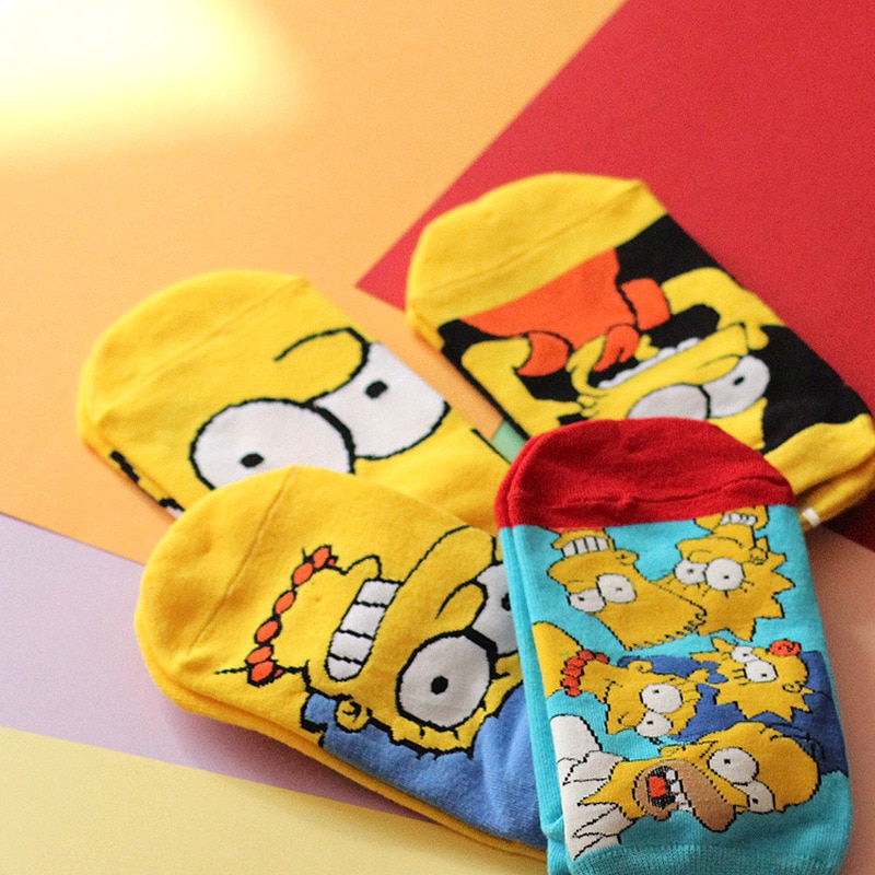 Cute Socks Simpsons Design