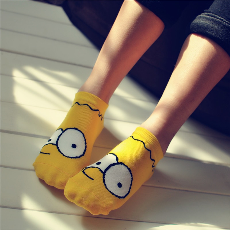 Cute Socks Simpsons Design