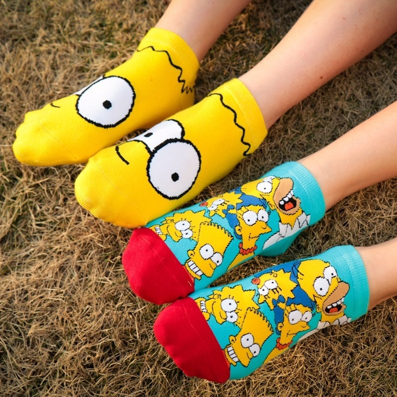 Cute Socks Simpsons Design