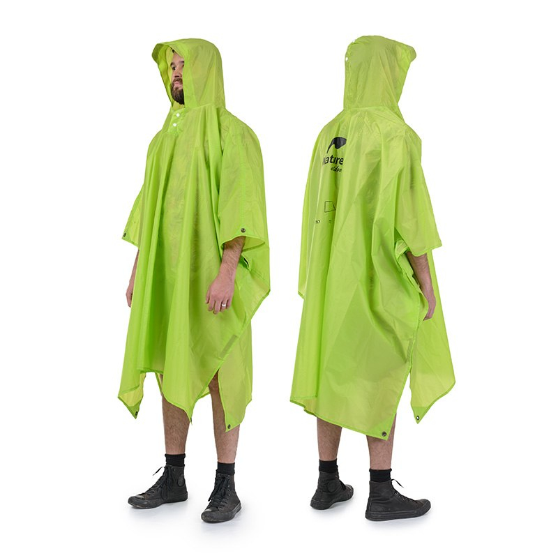 3in1 Waterproof Poncho Rain Gear