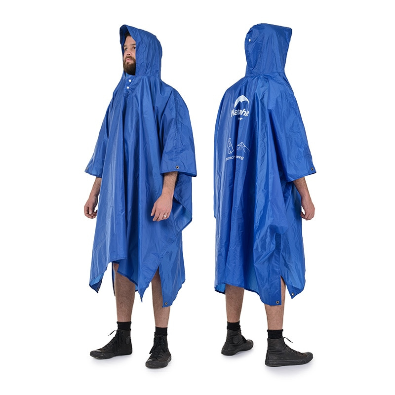 3in1 Waterproof Poncho Rain Gear