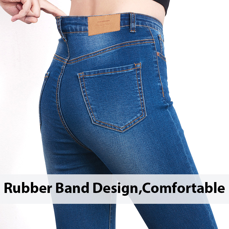 Flexible Denim High Rise Jeans