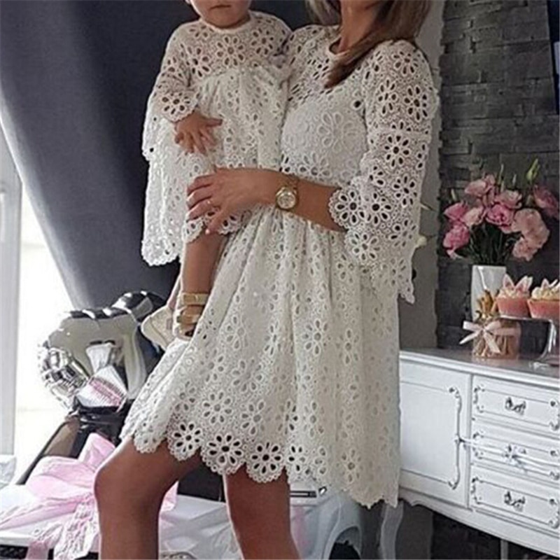 Mother Daughter Dresses Eyelet Clothing