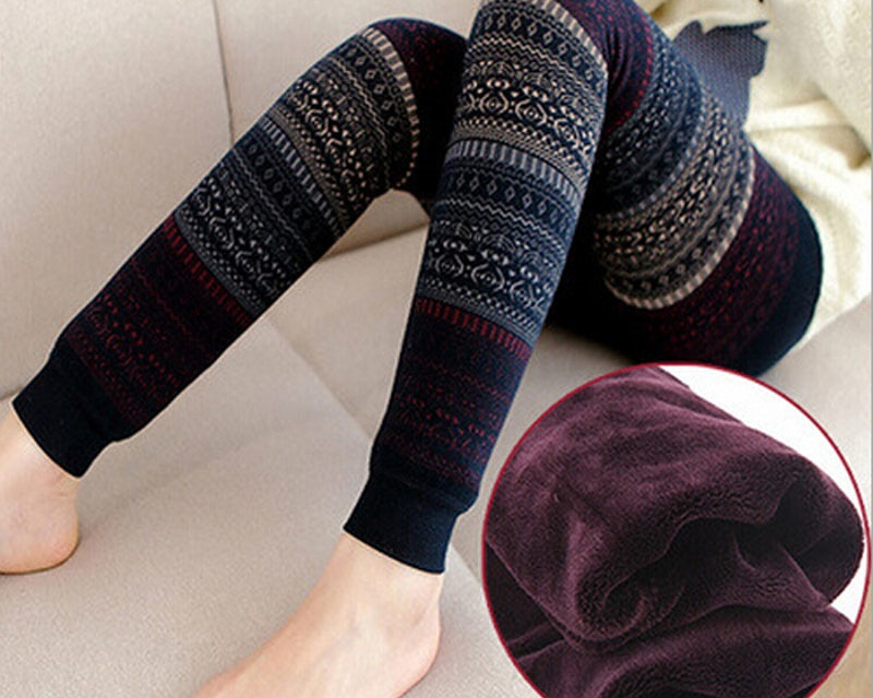 Thermal Leggings Velvet Winter Pants