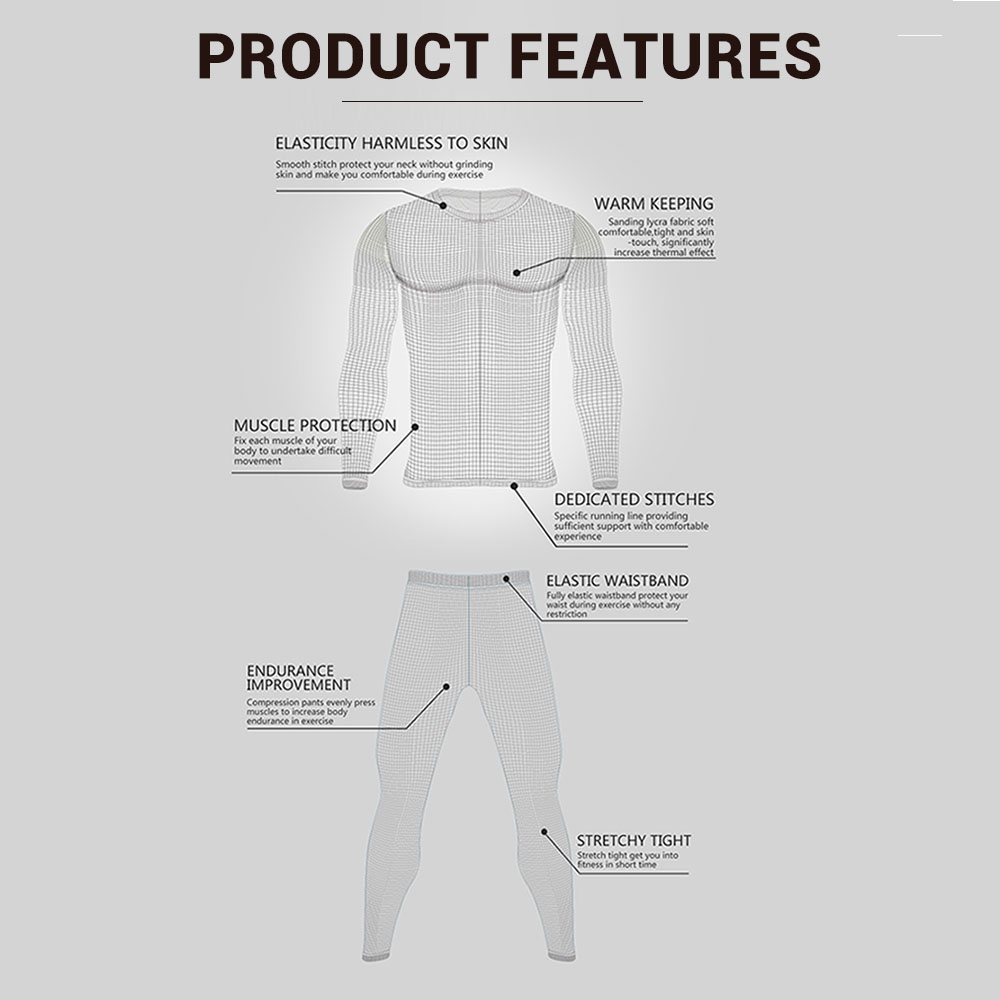 Thermal Underwear Set for Motorcycle