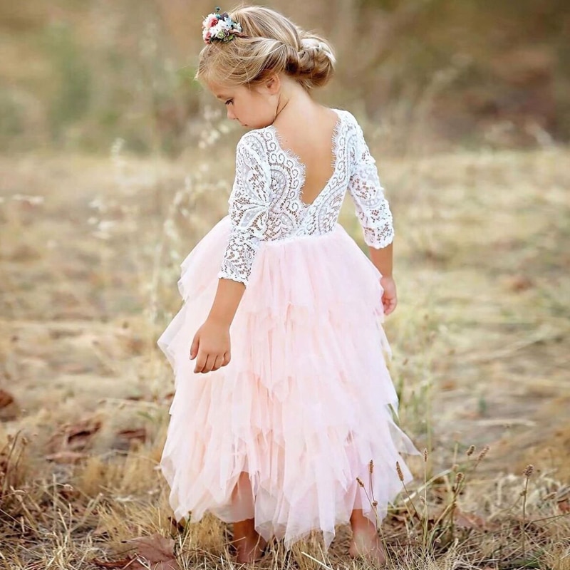 Girls Party Princess Outfit Dress