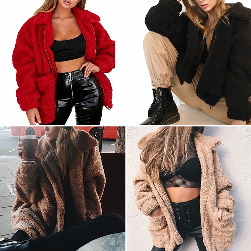 Faux Fur Coat Women’s Jacket