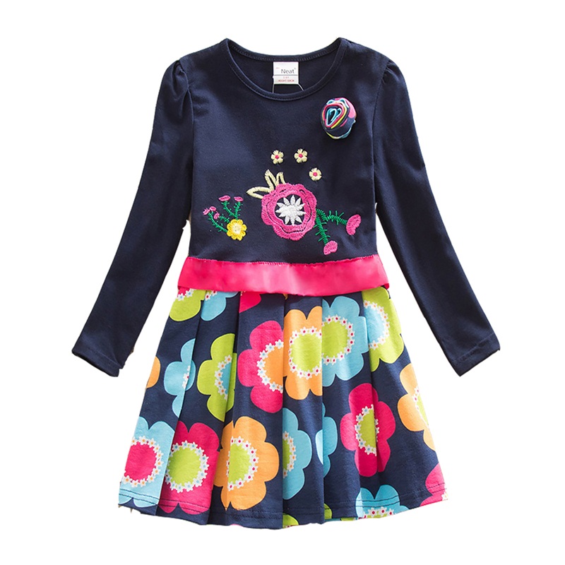 Lovely Long-Sleeve Kids Dress