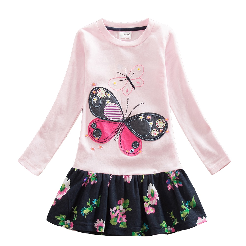 Lovely Long-Sleeve Kids Dress