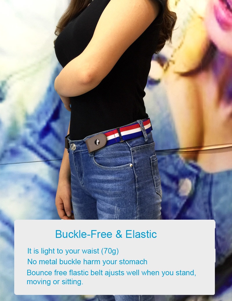 Stretchable Belt Without Buckle