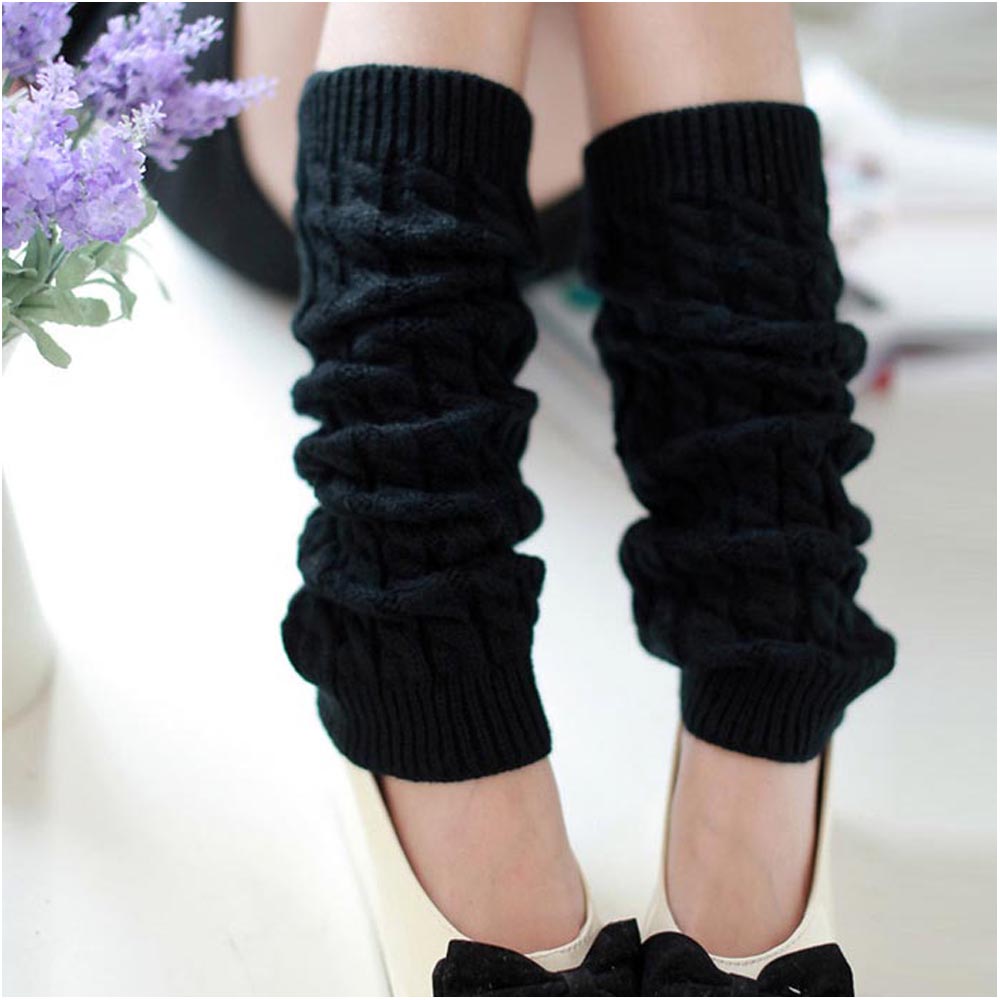 Women Leg Warmers Classic Knitting