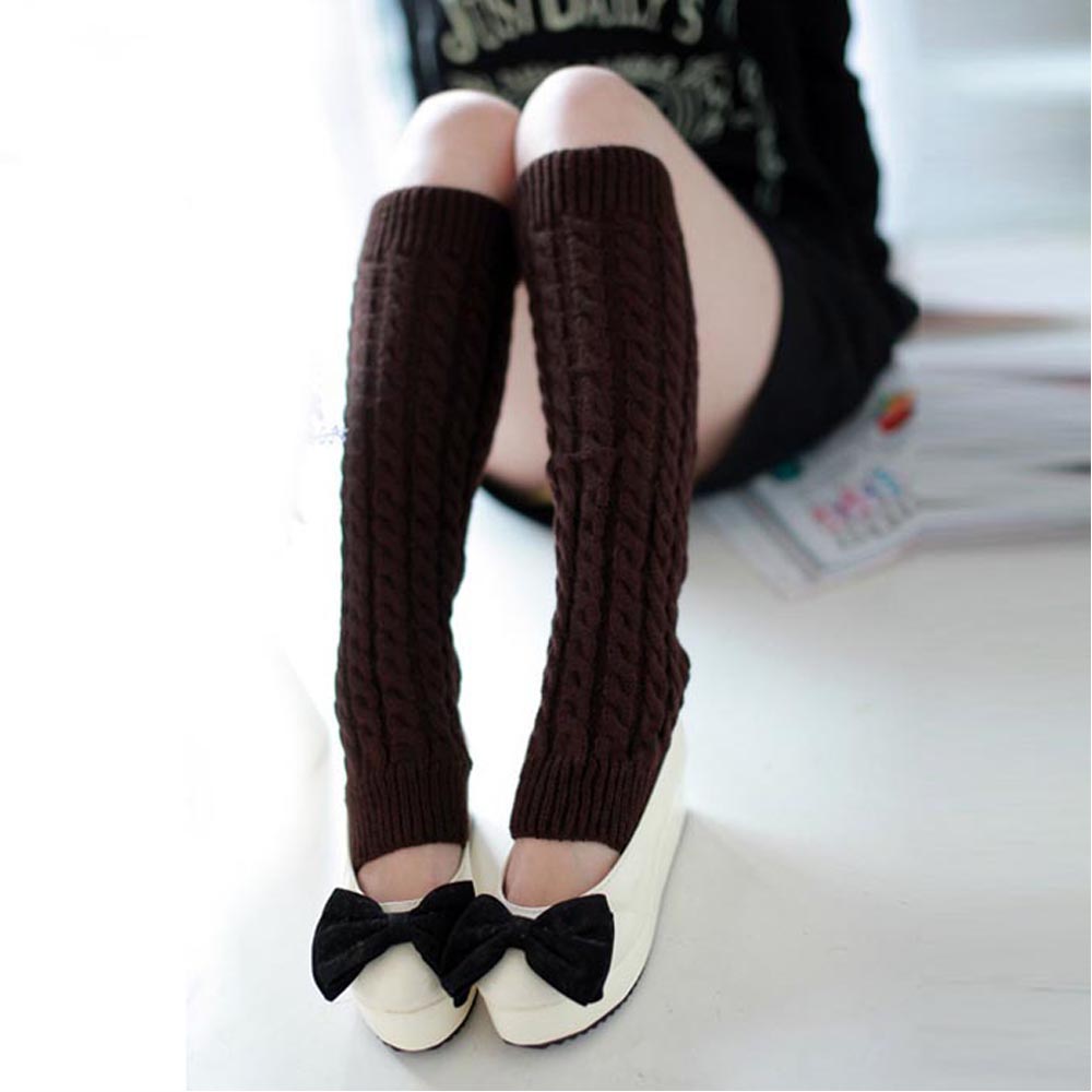 Women Leg Warmers Classic Knitting