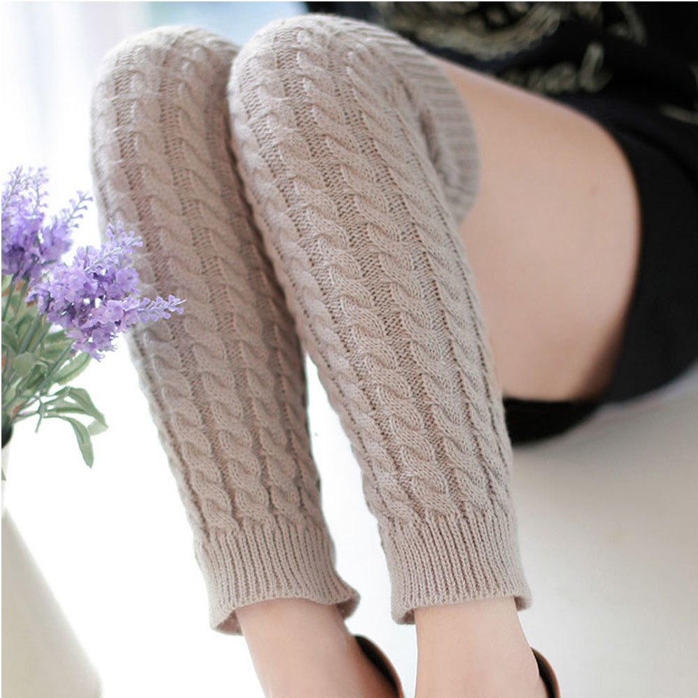 Women Leg Warmers Classic Knitting