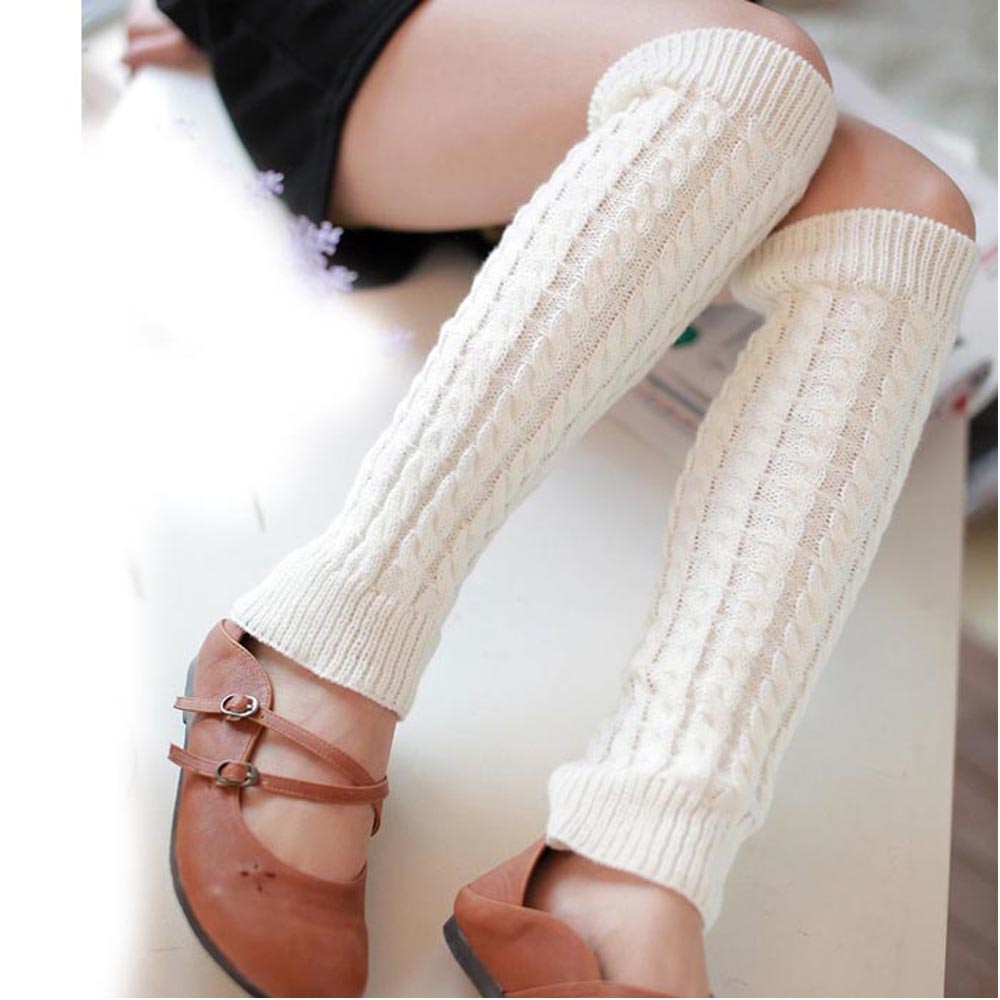 Women Leg Warmers Classic Knitting