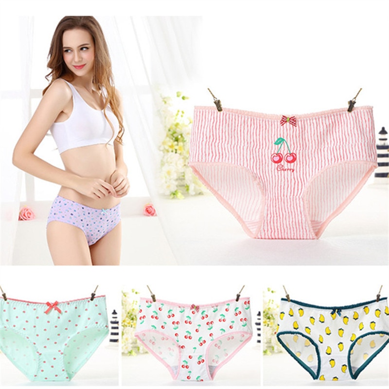 5 pcs Printed Breathable Underwear