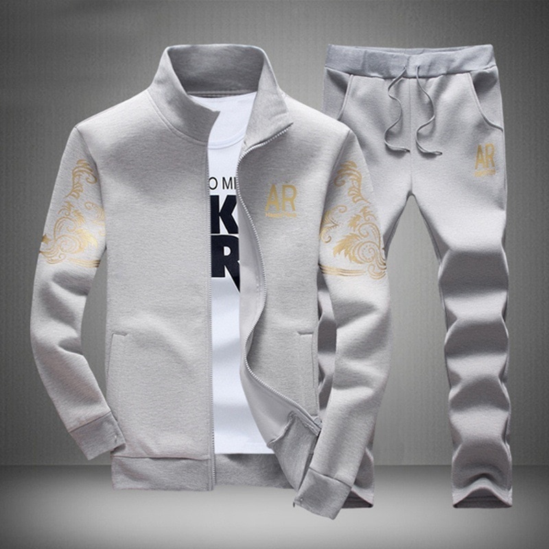 Tracksuit Men’s Gold Embossed Outerwear