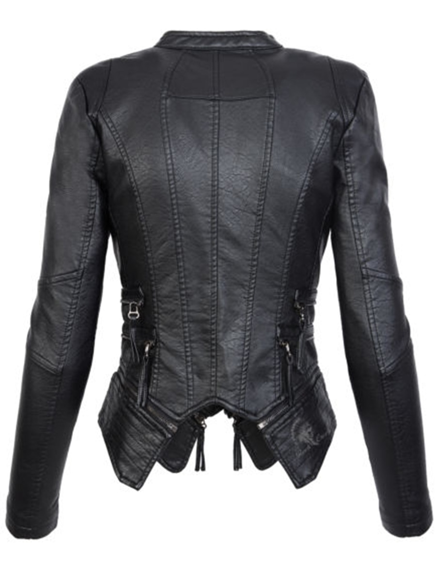 Leather Jacket Ladies Outerwear