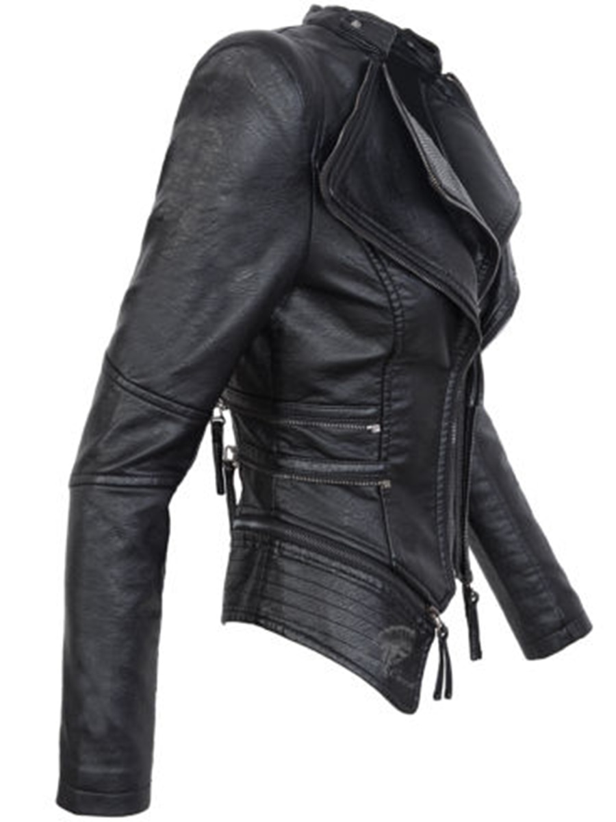 Leather Jacket Ladies Outerwear