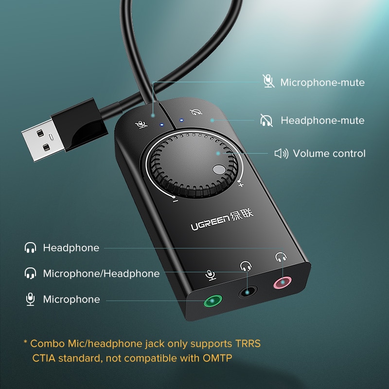 External Sound Card Audio Adapter