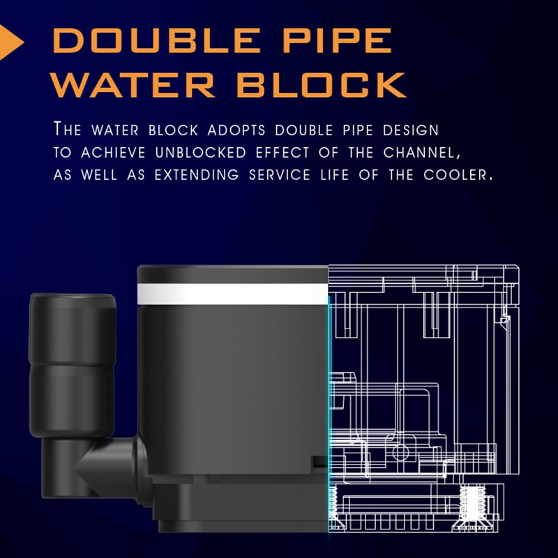 CPU Fan Water Cooling Computer Fan