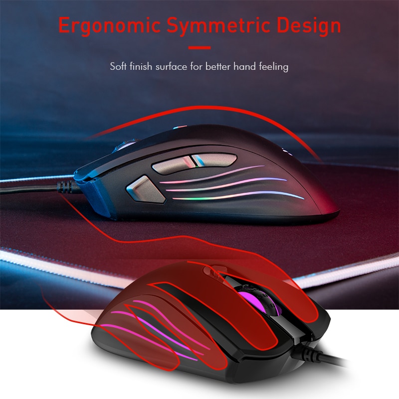 PC Gaming Mouse Backlit Computer Mouse