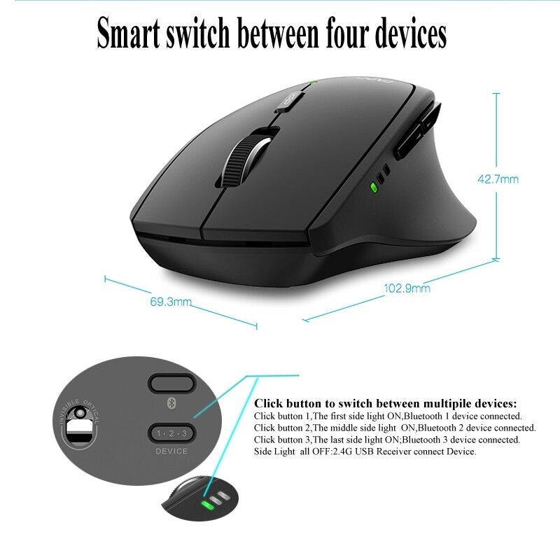 Computer Mouse Ergonomic Cordless Mice