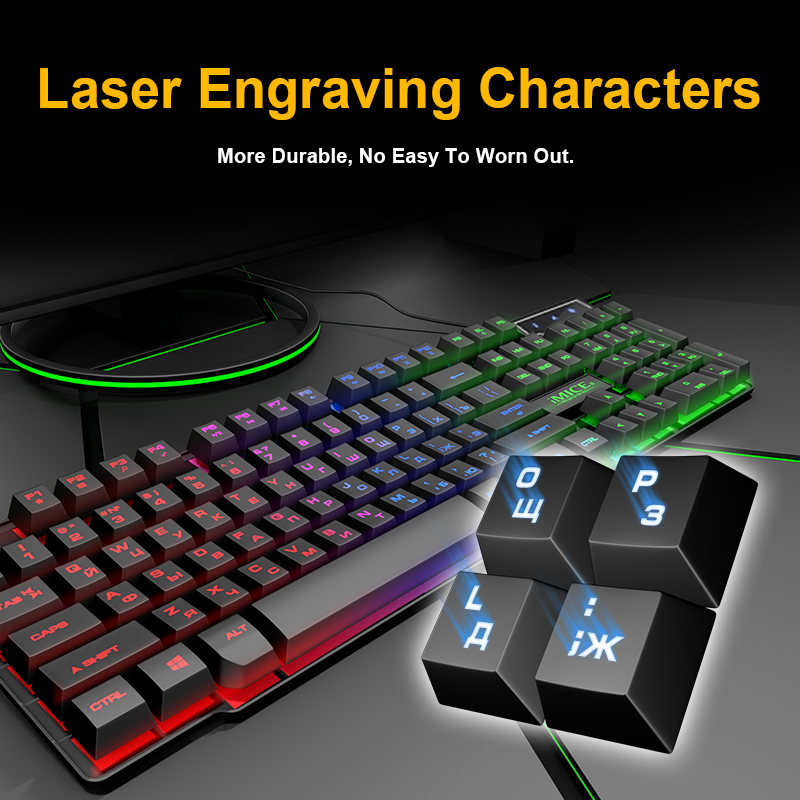 LED Keyboard Backlight Gaming Device