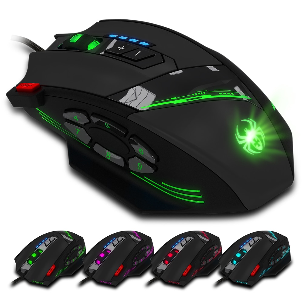 Gamer Mouse LED Lights Optical Device