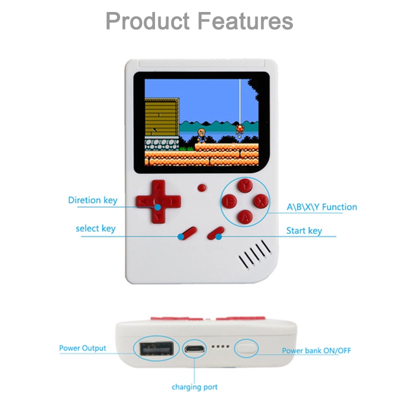 Handheld Game Console Portable Power Bank