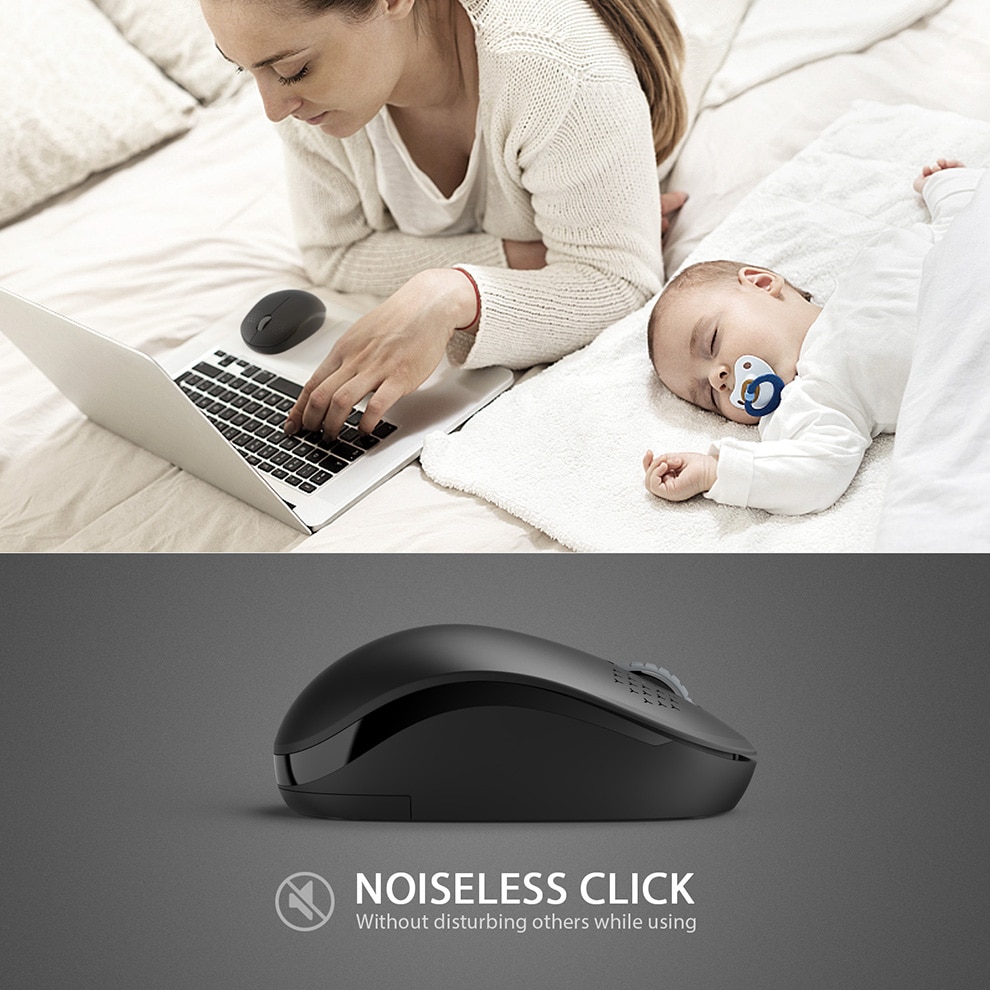 Wireless Mouse For Laptop Portable Device