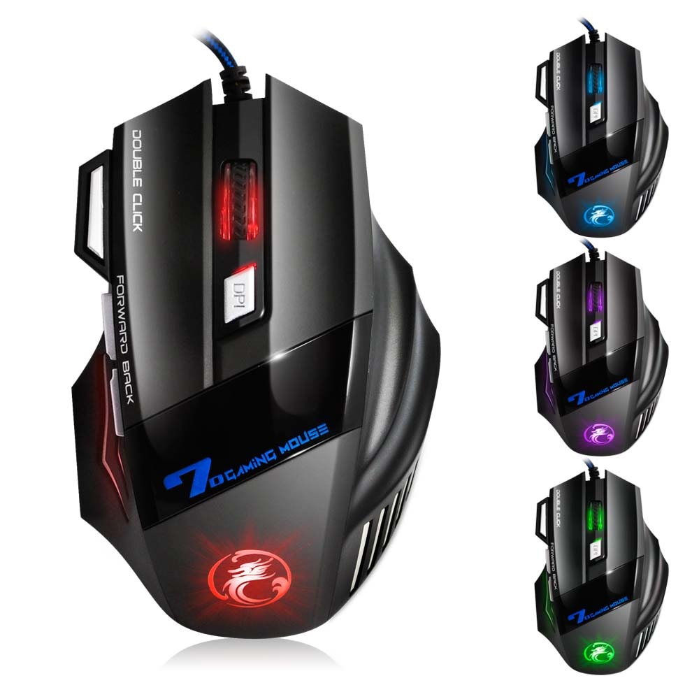 Wired Gaming Mouse Led Optical USB