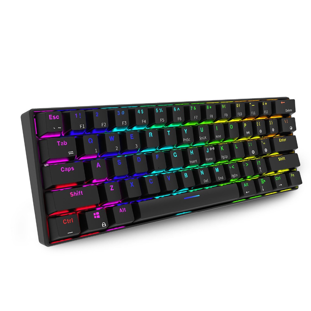 Wireless Gaming Keyboard Colorful Backlights