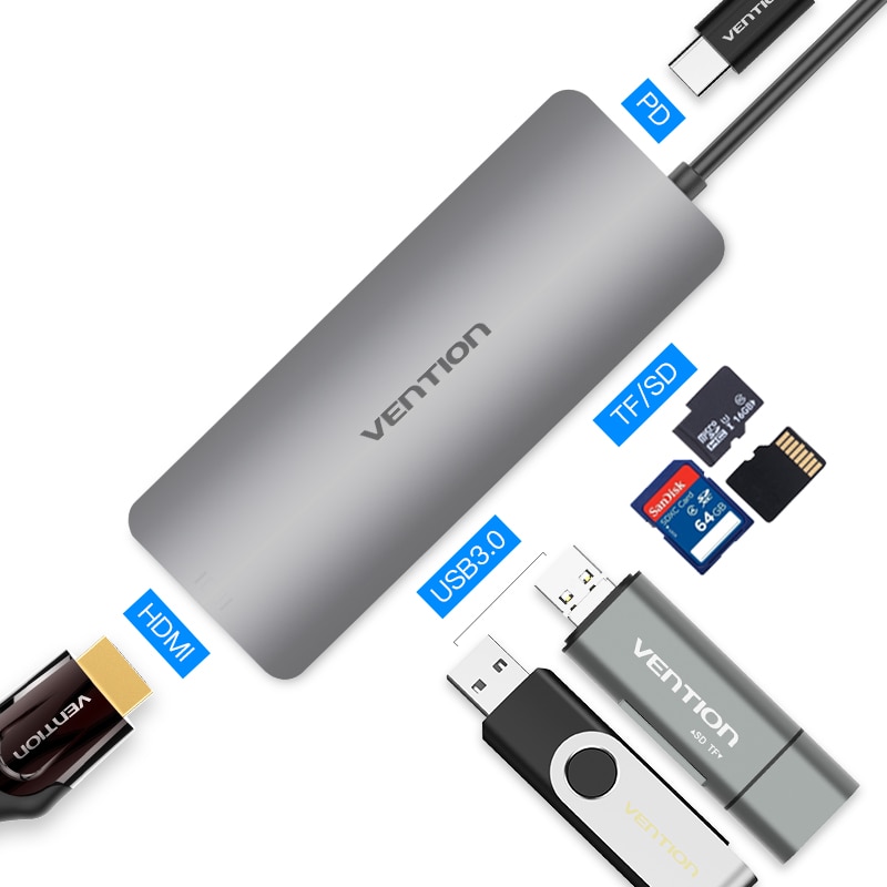 USB Type C Multifunction Adapter Hub