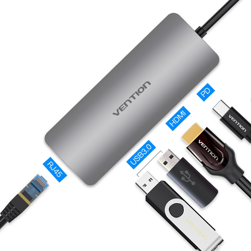 USB Type C Multifunction Adapter Hub