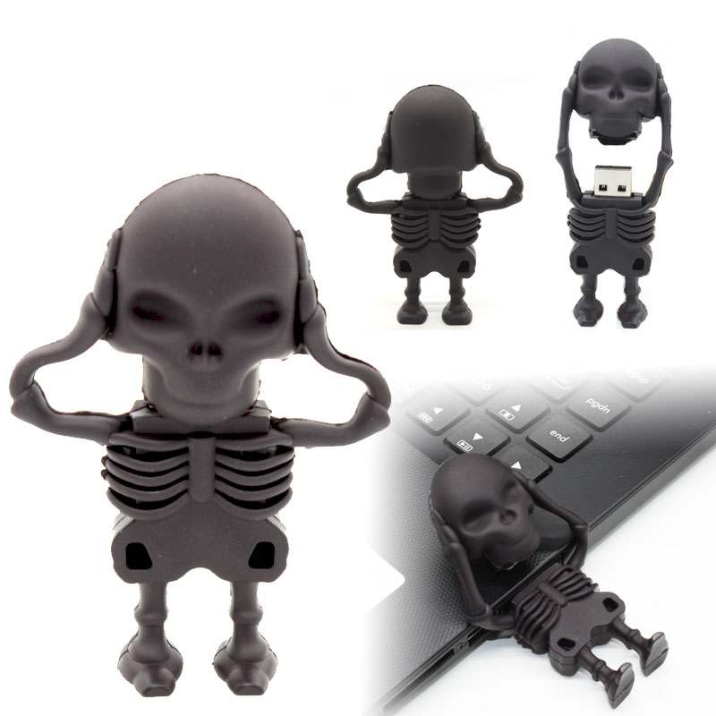 USB Storage Cool Skeleton Flash Drive