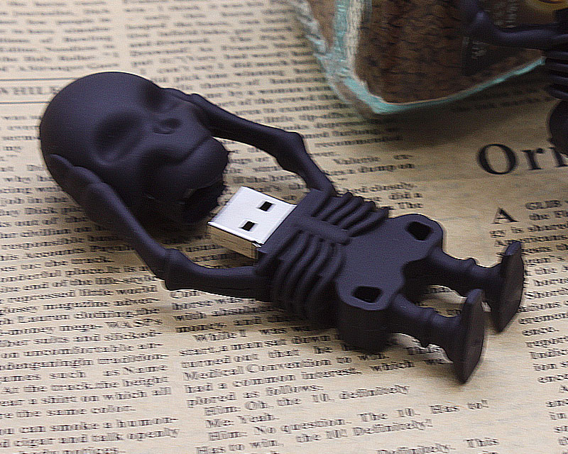 USB Storage Cool Skeleton Flash Drive