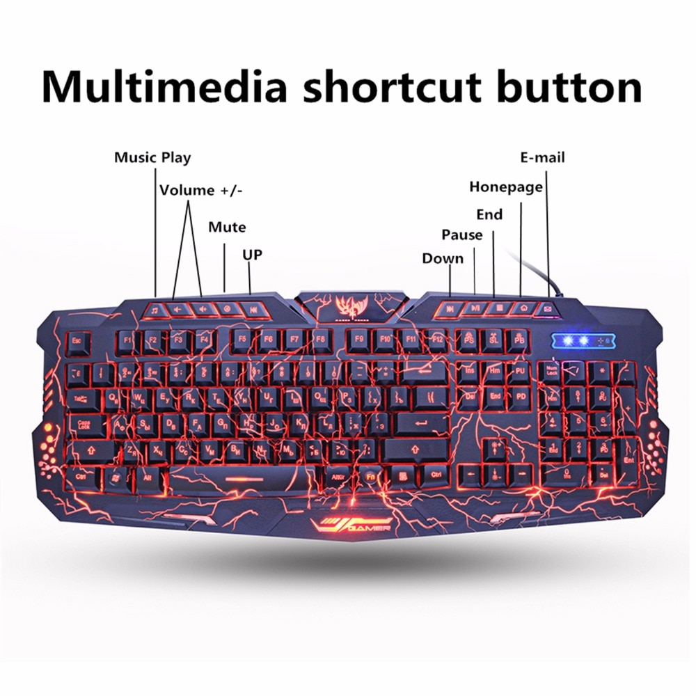 Mechanical Gaming Keyboard Mouse Set