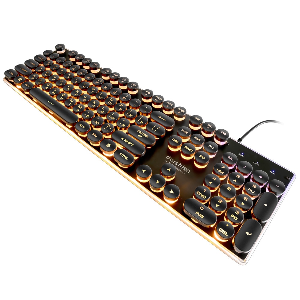 Gaming Backlit Keyboard Round Keys