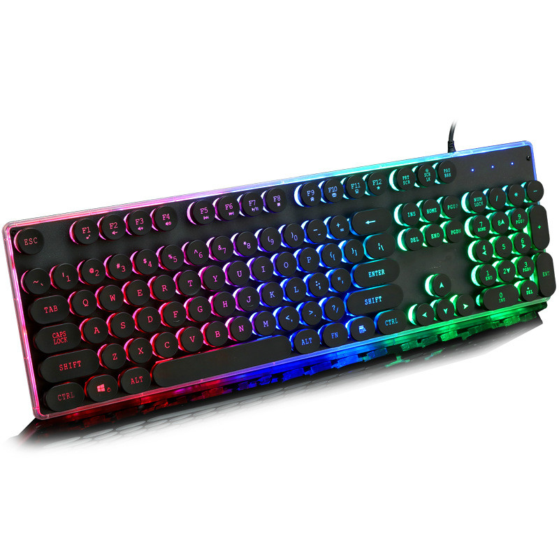 Gaming Backlit Keyboard Round Keys