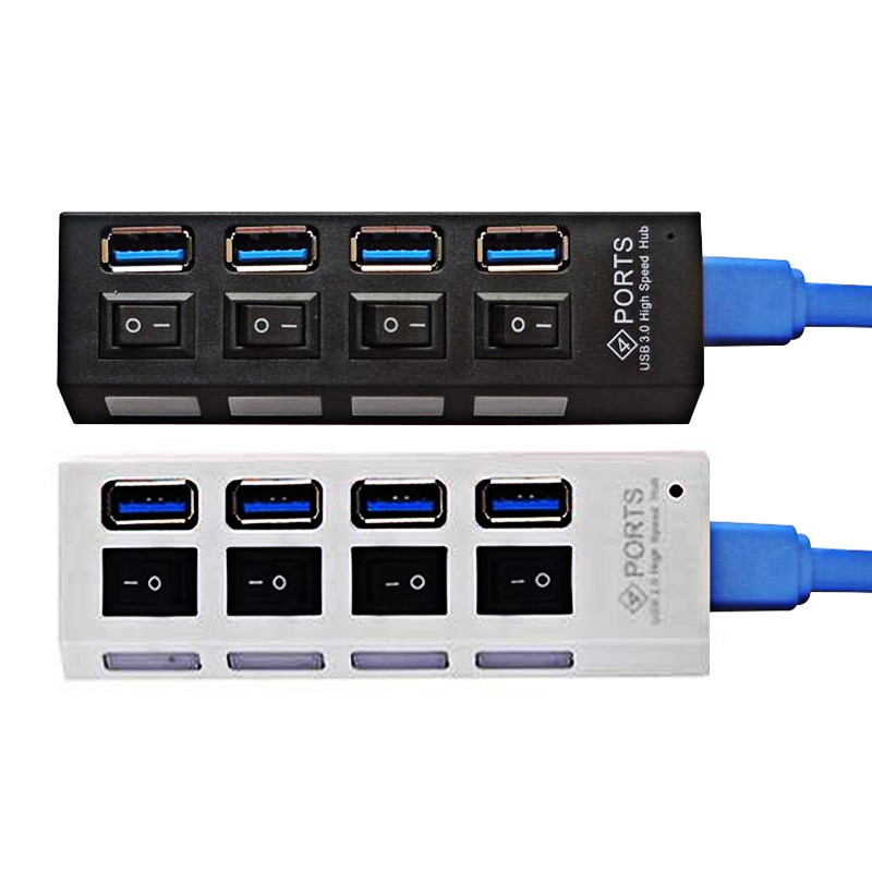 Powered USB Hub 3.0 with 4 and 7 Ports for PC